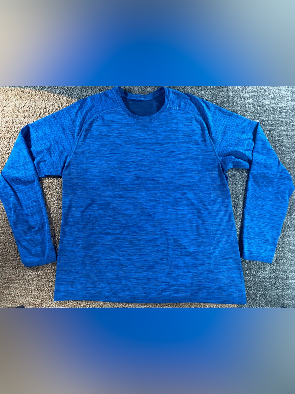 Lululemon Athletica Metal Vent Tech Long Sleeve Blue XXL 2XL